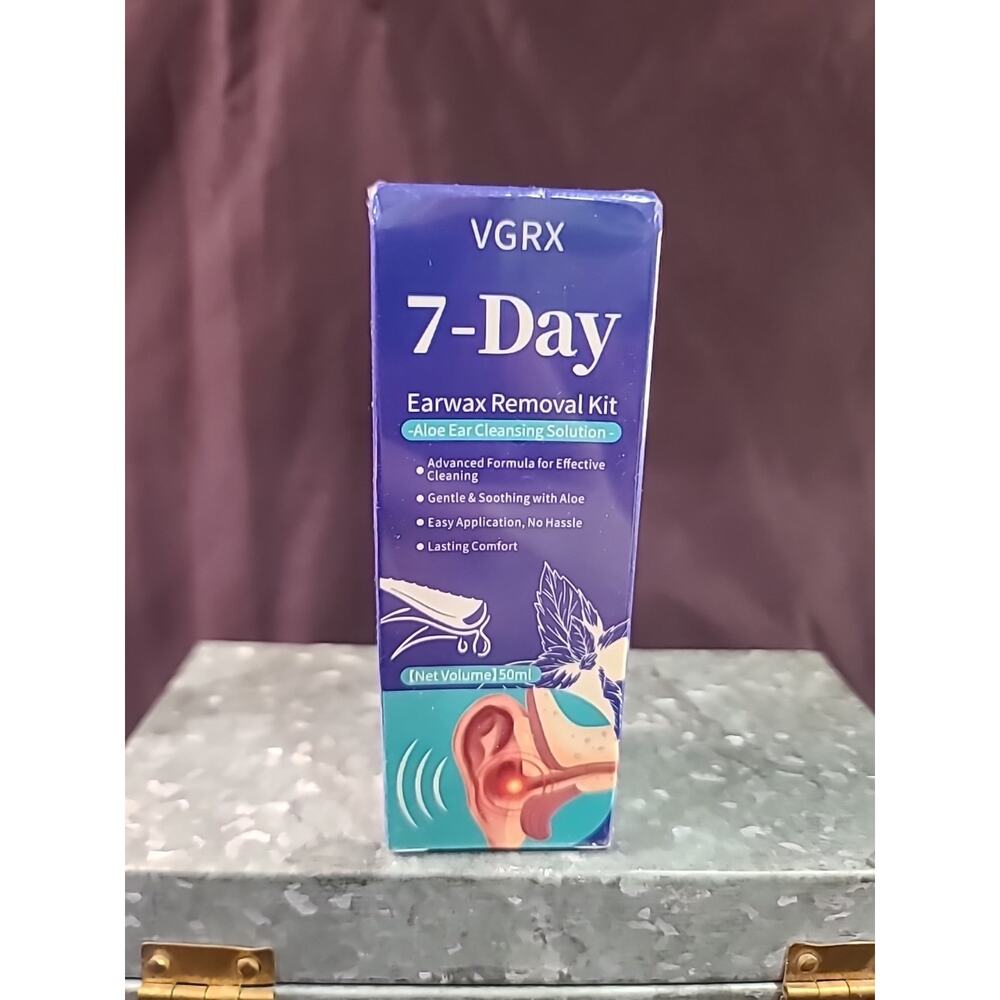 VGRX Ear Wax Removal Drops - Gentle Microfoam Cleaner, 1.7oz